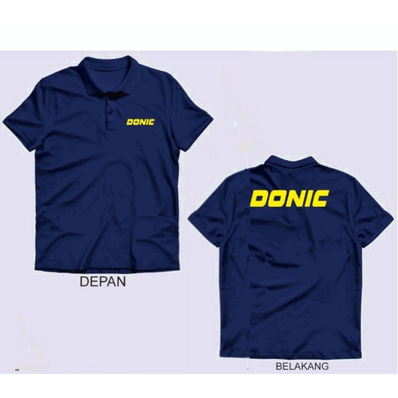 Kaos Polo Shirt Tshirt Baju Kerah Distro DONiC polos custom indonesia pria wanita keren kata kata lu