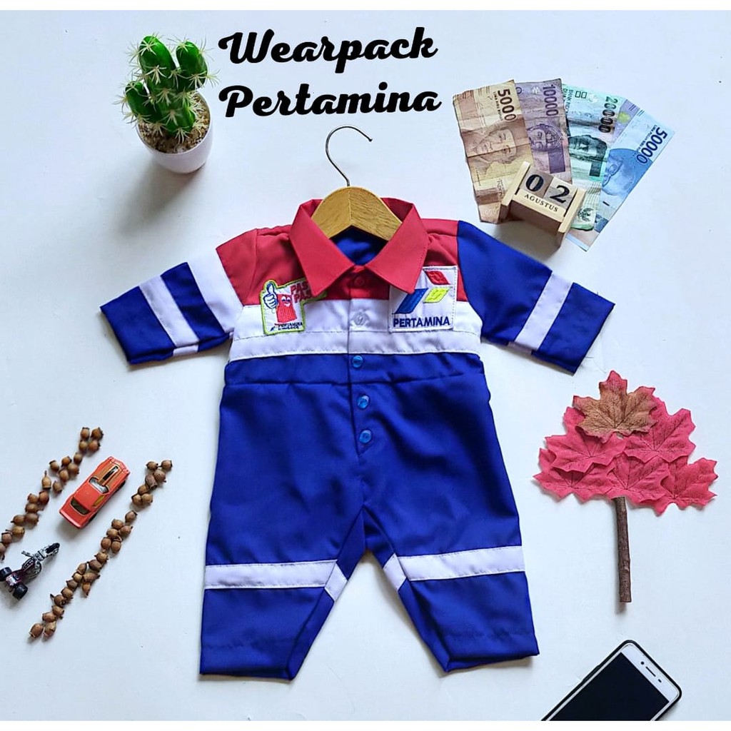 Wearpack Pertamina | Baju Karnaval | Costum Ulang Tahun | Baju Unik | Baju Anak Unik | Baju Murah