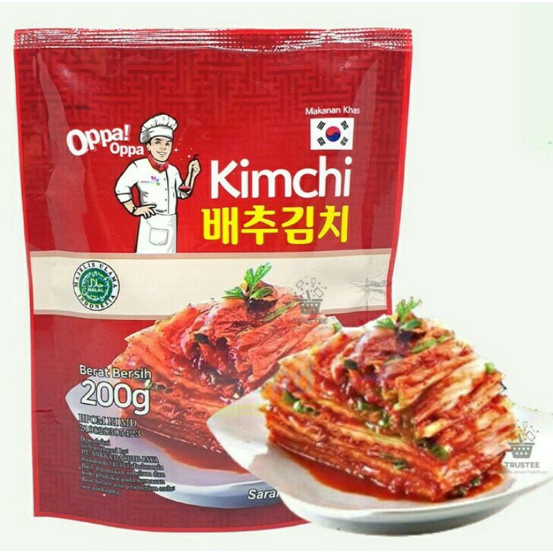 OPPA KIMCHI Sawi Fresh 200g Halal | Kimchi Korea