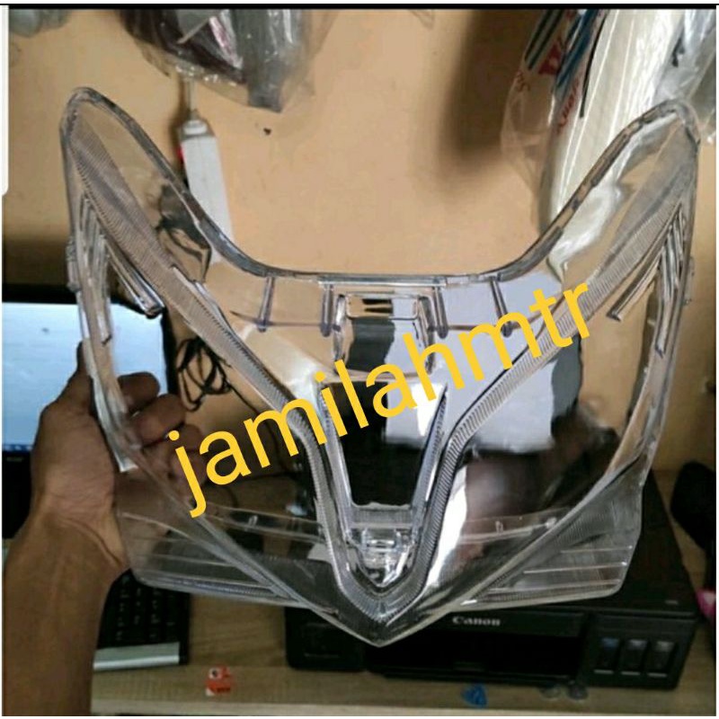 MIKA KACA LAMPU DEPAN VARIO 125 TECHNO TAHUN 2012 2013  KZR