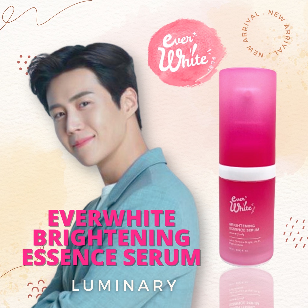 EVERWHITE BRIGHTENING ESSENCE SERUM WAJAH GLOWING PERAWATAN KECANTIKAN WAJAH WHITENING SERUM BPOM