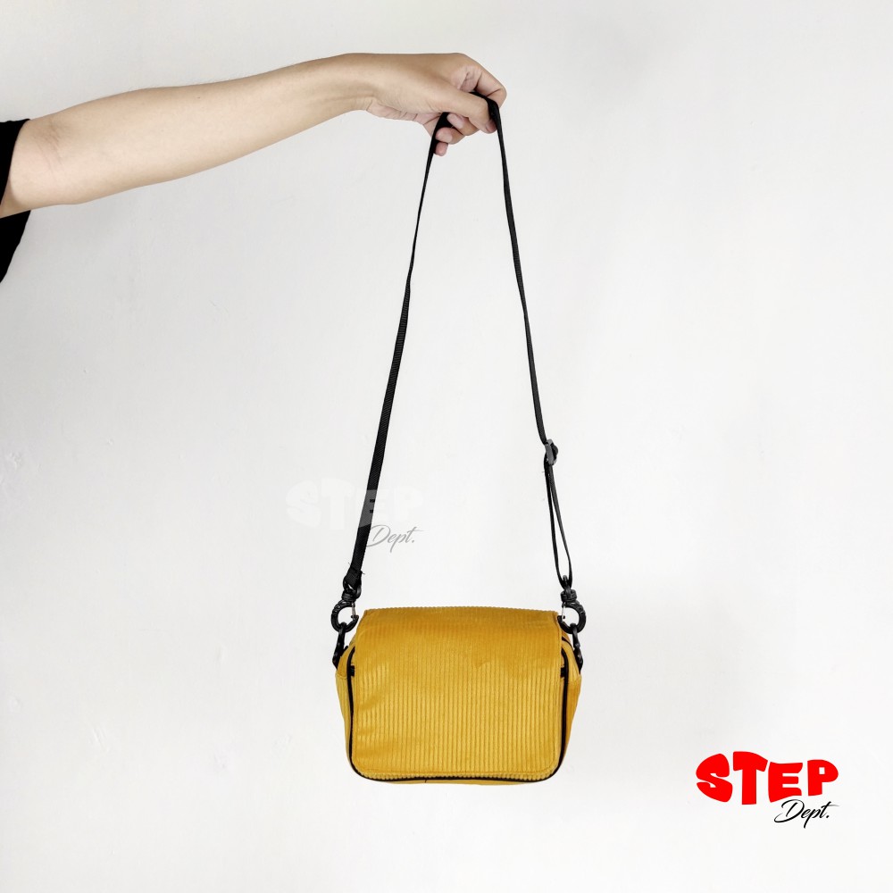 Tas Selempang Bergen Mustard Yellow - Slingbag Corduroy - Tas Step Dept.