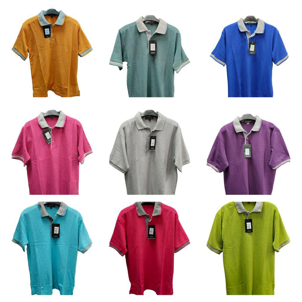 Kaos Kerah Polo Shirt Lengan Pendek Andre Michel