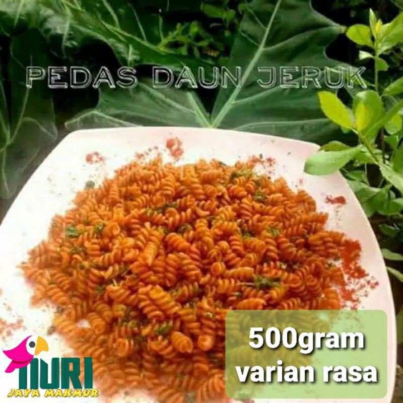 

2Xbtygneal Sakha Snack ) Makaroni Keriting / Ulir 500Gram Varian Rasa