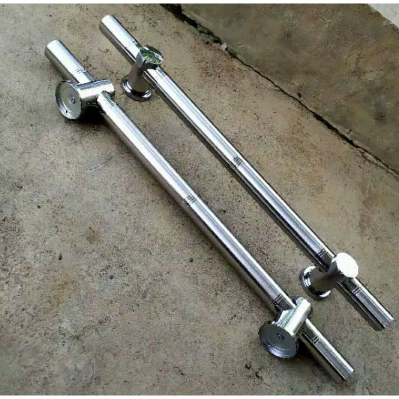 handle Pintu 60cm full stainless SUS 304 croum dop