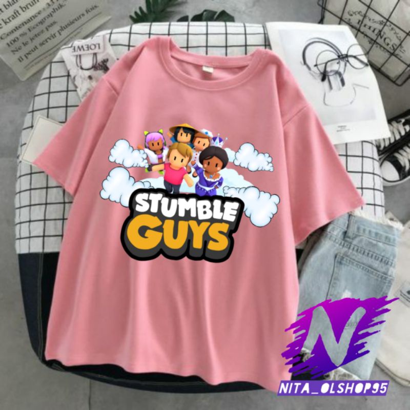 baju anak stumble guys adventur terbaru kaos stumble guys