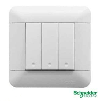 (SCHNEIDER ARCATO) SAKLAR 3 GANG 1 WAY E8133L1 WE SCHNEIDER