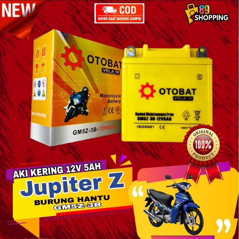 Jual AKI MOTOR JUPITER Z old. Jupiter z BURUNG HANTU 12V 5AH | Shopee