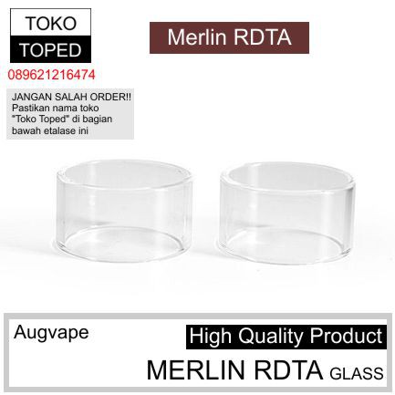 koleksi tabung bahan kaca MERLIN RDTA warna glass bening