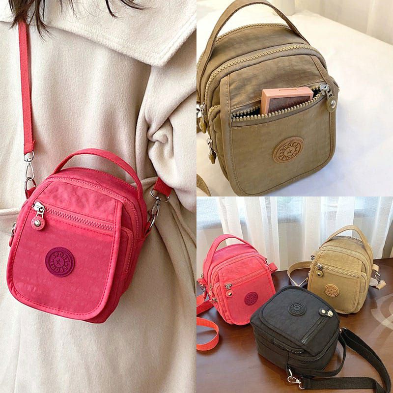 Tas Selempang/Shoulder/Hand Bag Wanita Import 884 Sling Phone Kanvas
