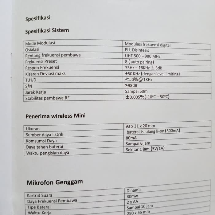 MIC MEJA WIRELESS BEYERMIC DSC8000 PORTABLE MICROPHONE CONFERENCE