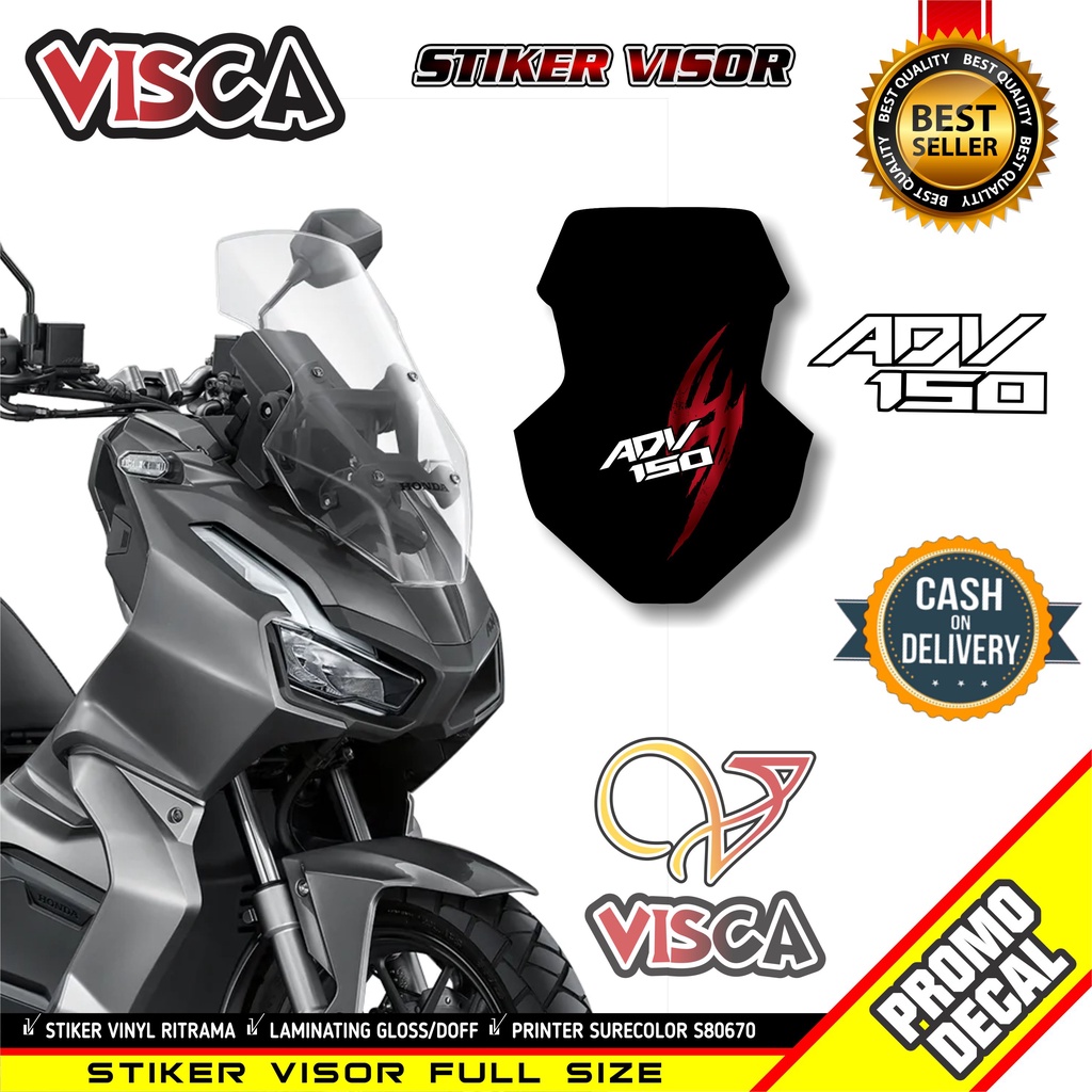 Stiker Visor Adv 150 Sticker Adv 150 Stiker Motor Adv 150 Stiker Visor Motor Honda Adv 150