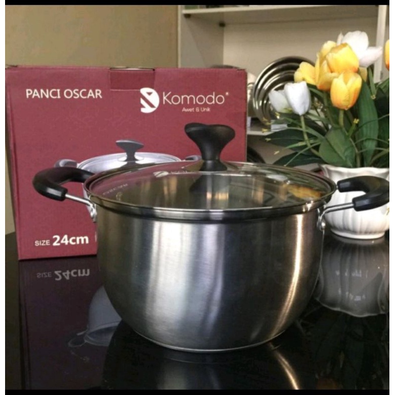 Panci Regina 20,22,24 cm Stainless Steel Merek komodo