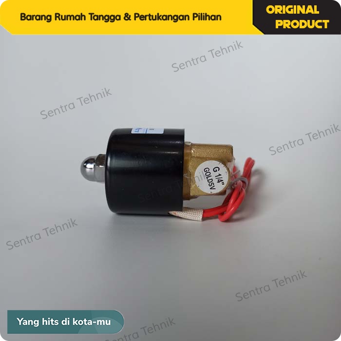 Solenoid Valve 1/4” Normally Closed 220VAC Solenoid Mesin Pengering Pneumatic