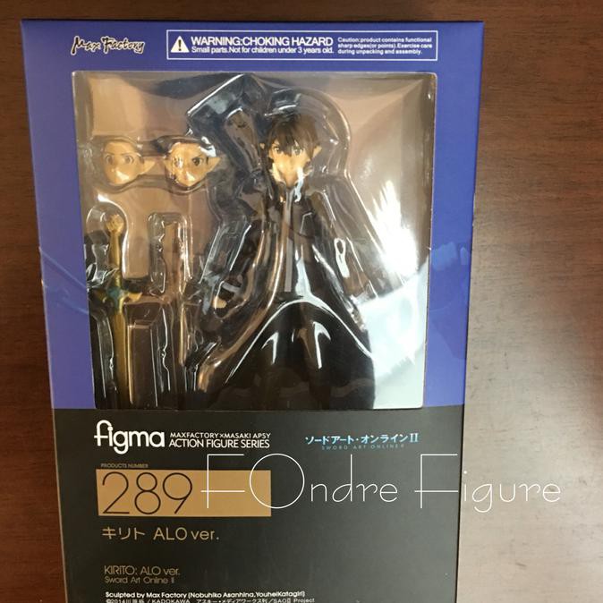 Barang Berkualitas FIGMA 289 KIRITO ALO VER ASUNA SWORD ART ONLINE 2 SAO II FIGURE KWS STOK TERBATAS