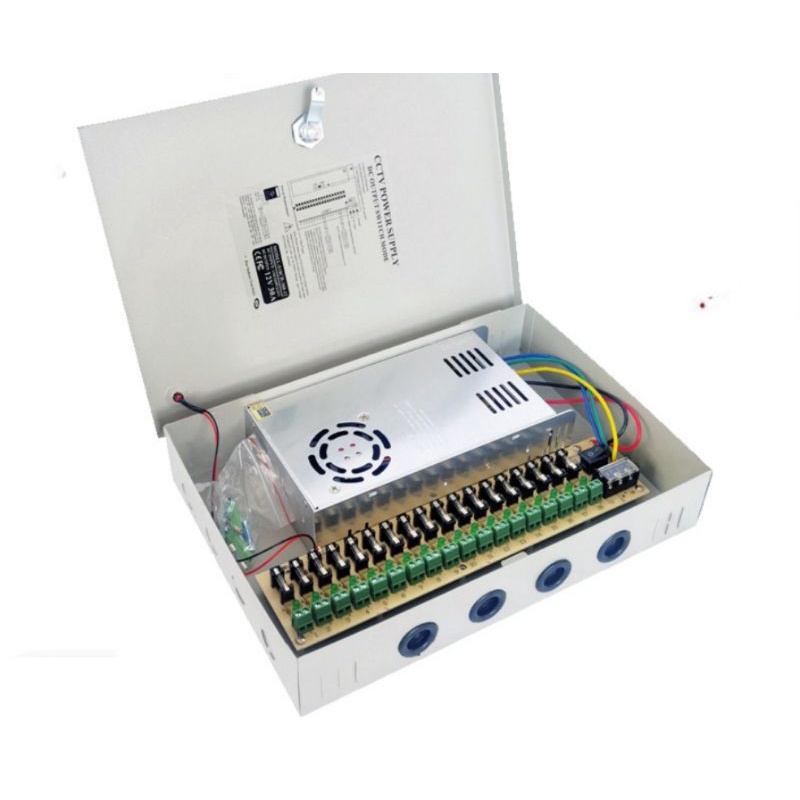 Power Supply Cctv Sentral Box 12V 30A panel Box