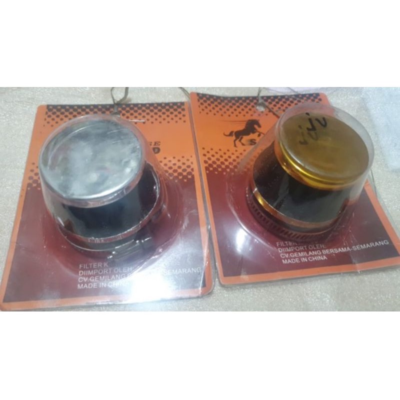 FILTER CARBU KALBULATOR VARIASI RACING PE26 PE28 PE30 GOLD MERAH BIRU SILVER