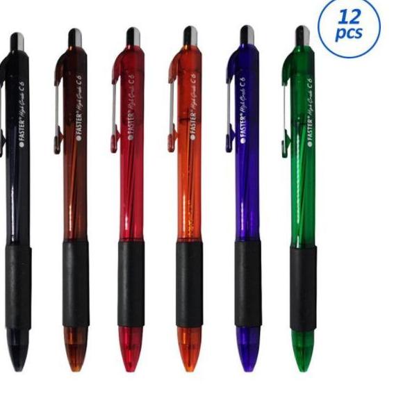 

Promo Ngetrend PULPEN / PEN BOLPOIN FASTER C6 CETEK (12 pcs)