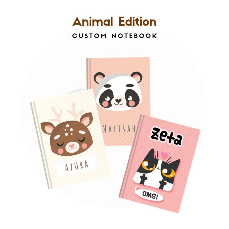 

BUKU CATATAN NOTEBOOK AGENDA CUTE ANIMAL HARDCOVER SOUVENIR HADIAH DIARY JOURNAL