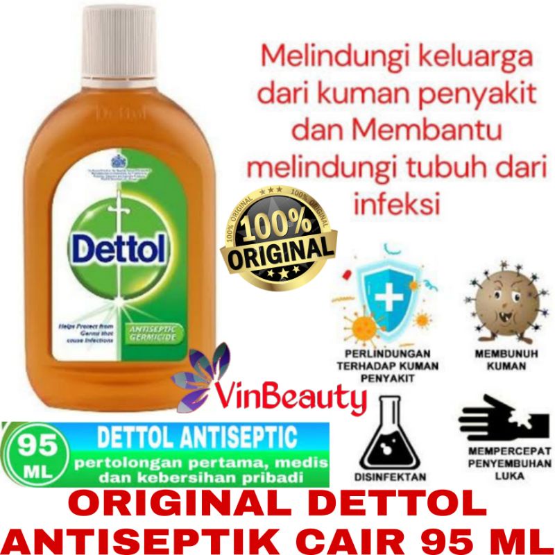 Jual Original Dettol Cairan Antiseptik Dettol Cair Anti Bakteri