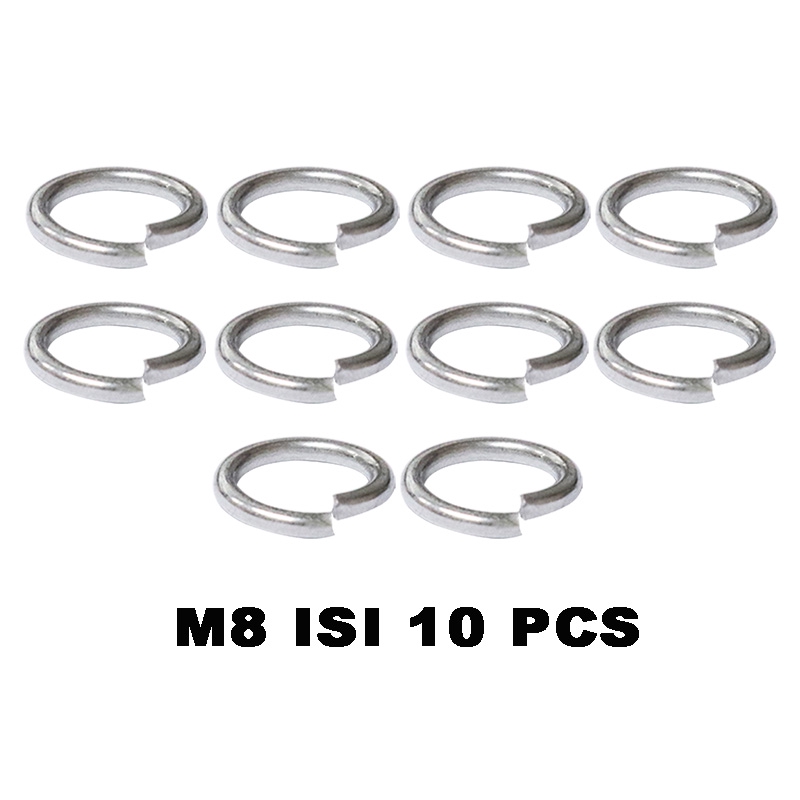 EELIC RPB-M8 Isi 10 pcs Ring per besi spring washer ring besi bulat ring fer m8