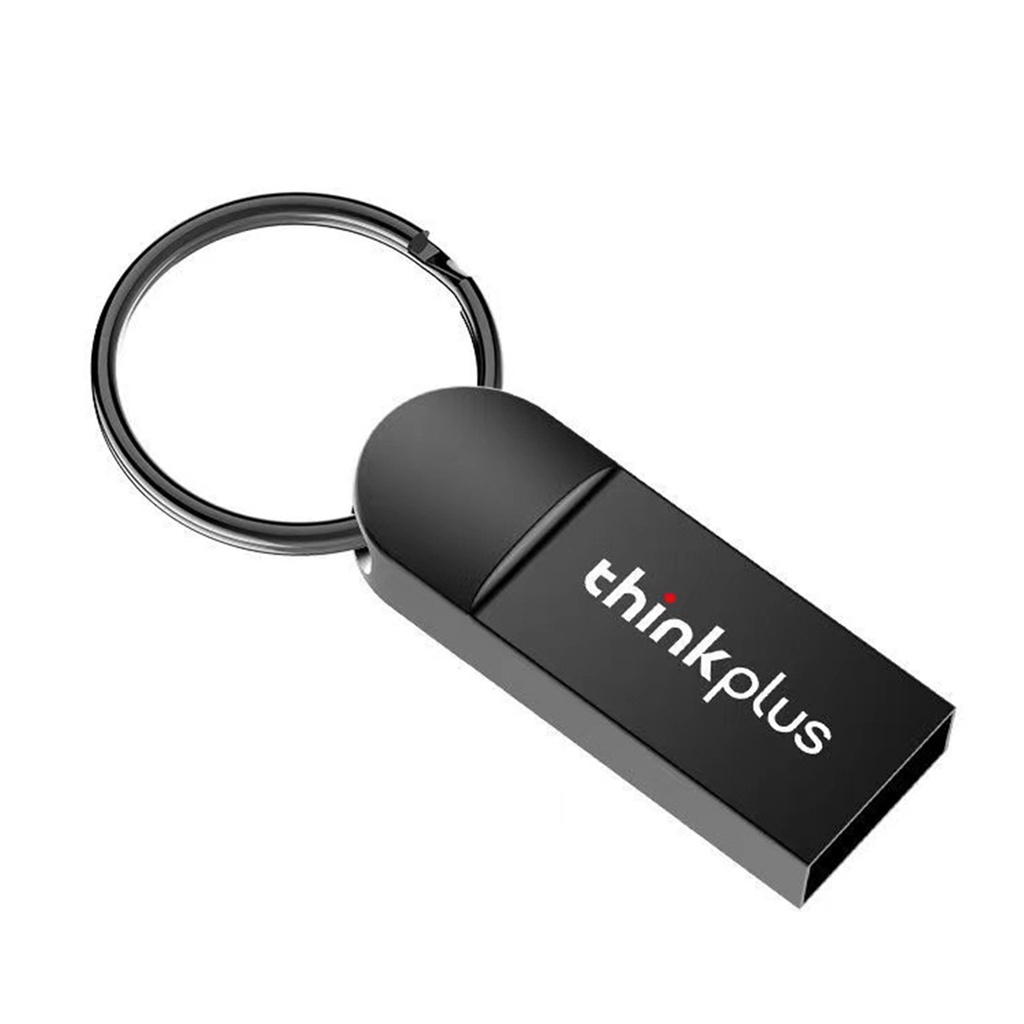 (Huluboy) Lenovo Thinkplus Flashdisk USB 2.0 8 / 16 / 32 / 64G Portable Plug &amp; Play Bahan Logam