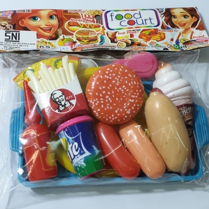 Mainan Kuliner Nusantara KS67 Junk Food mainan masak masakan