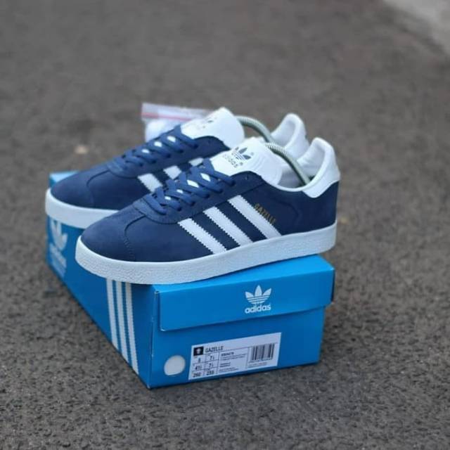 ADIDAS GAZELLE OG NAVY WHITE ORIGINAL