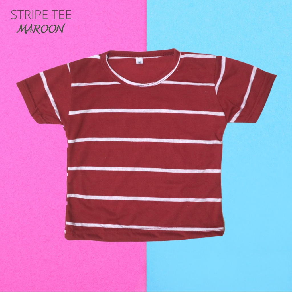BabynKids - Kaos Anak / Kaos Anak Unisex / Kaos Salur Anak / Kaos Anak Laki Laki / Kaos Anak Perempuan