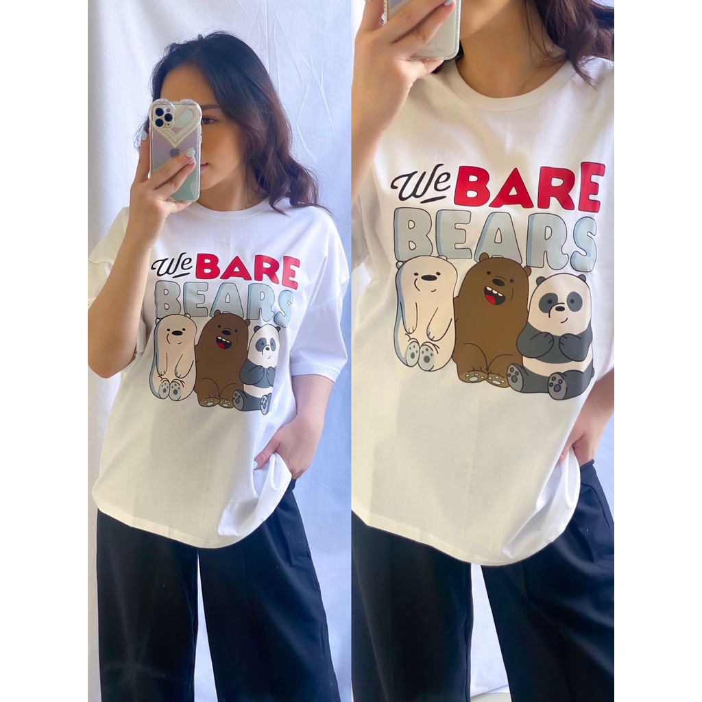 Kaos Oversize Wanita Atasan Wanita Jumbo Bahan Cotton Combed 30s