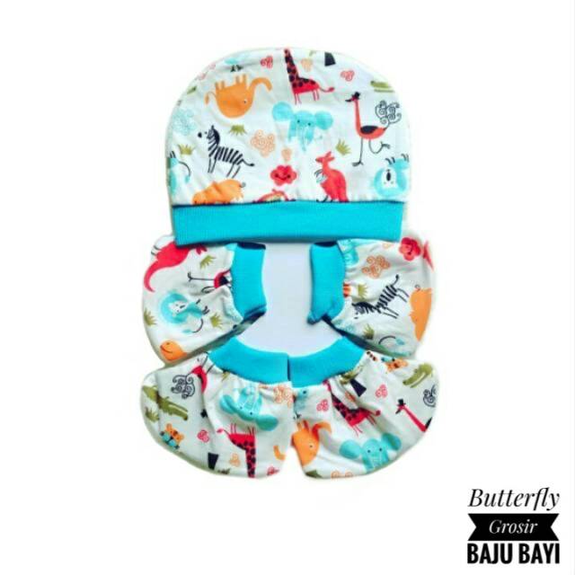 Topi Bayi Set 3in1 Baby Trully