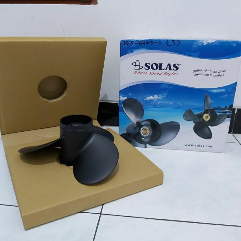 Propeller / kipas Solas mesin tempel Tohatsu 40pk-50pk