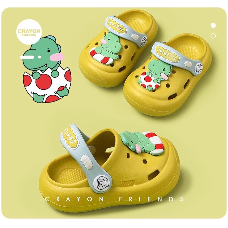 Sendal crocs Anak / Sandal Karet Anak Laki Laki Perempuan / Sandal Slip On anak Model Crocs / Sandal Anak Anak / Sandal Sepatu AnaK Balita / Sepatu Sandal Anak Lucu EVA Non Slip Ringan Kualita Premium/ Sendal Anak Laki Laki/ Sandal Anak Perempuan Kait