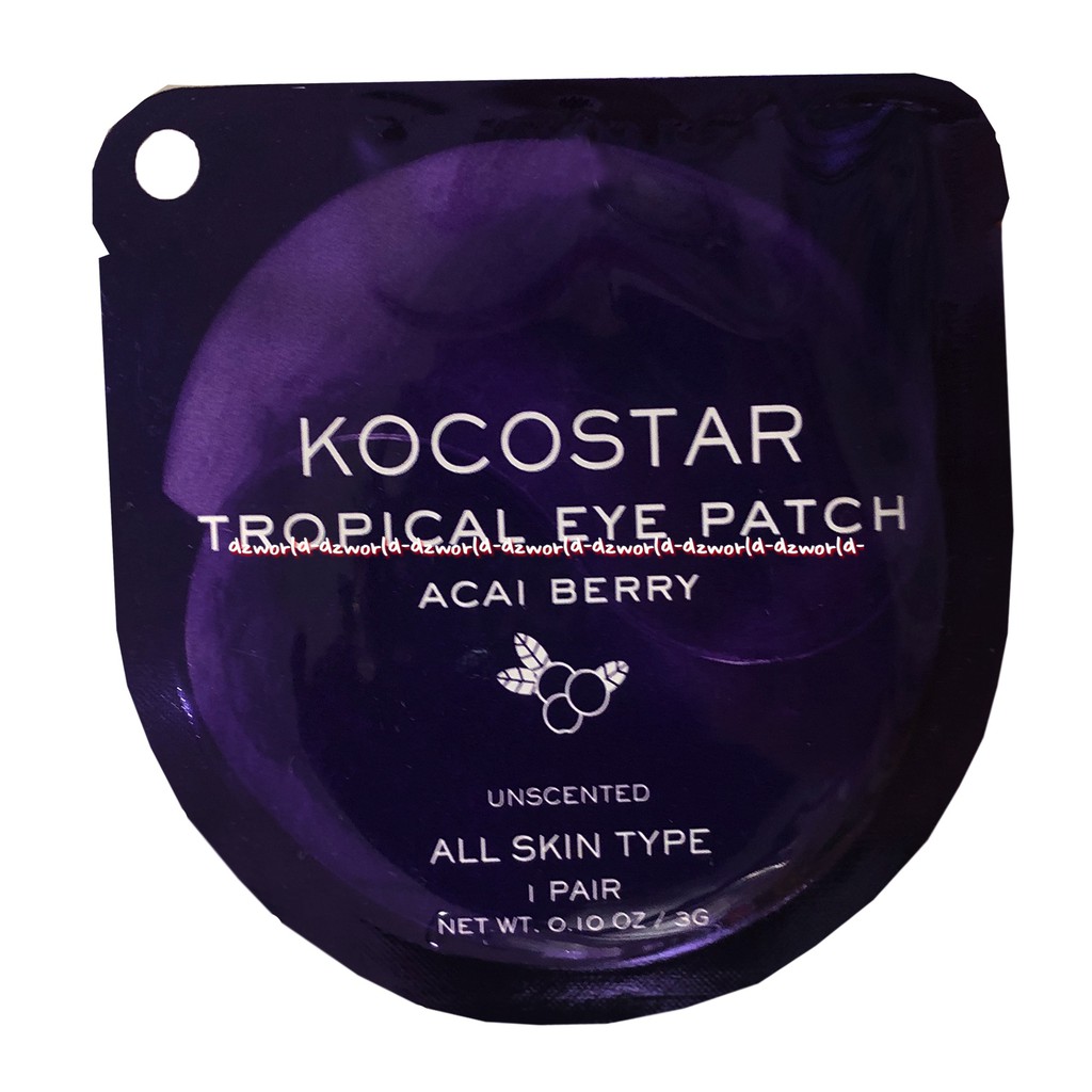 Kocostar Tropical Eye Patch 3pcsAcai Berry Masker Mata Acaiberi