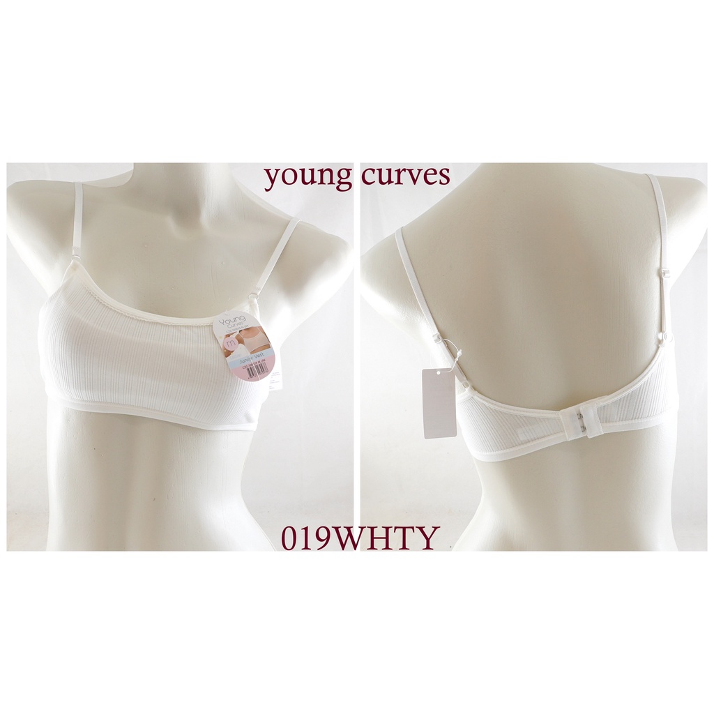 BRA YOUNG CURVES BY YOUNG HEARTS JUNIOR  VEST 019WHTY SIZE M