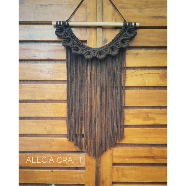 Hiasan dinding macrame,Macrame