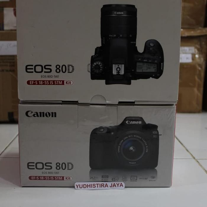 "KD" Canon EOS 80D KIT 18-55 IS STM Garansi Resmi DATASCRIP
