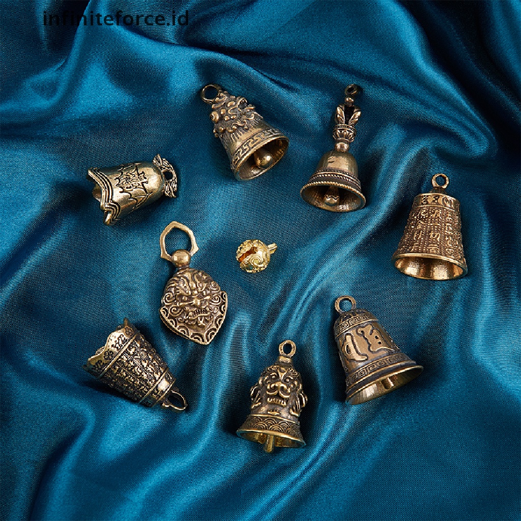 [infiniteforce.id] Brass six-character bell, brass gourd pendant, keychain, brass pendant [ID]