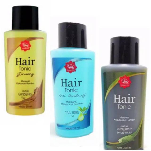 VIVA Hair Tonic 60ml BPOM / Penyubur Rambut Menghilangkan Ketombe by AILIN