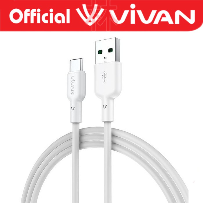 Vivan VQC100 Flash Charging Data Cable Type-C 6.5A