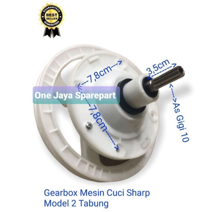 Gearbox mesin cuci sharp 2 tabung / Girbox / Gearbox Sharp