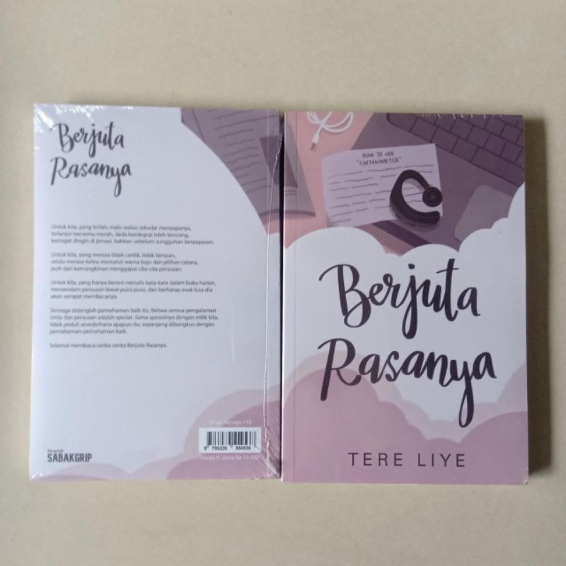 

Buku Novel Remaja Berjuta Rasanya karya Tere Liye Original & Termurah