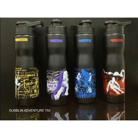 Termos Dubblin Adventure Botol Sport 750ml Stainless Steel / Tumblr Termos Air Single WALL no VACCUM