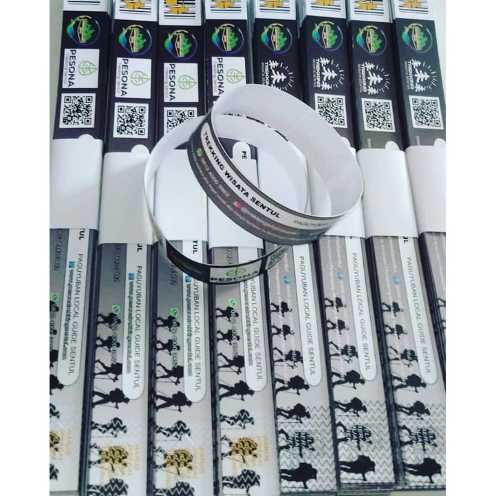 1000 Pcs TIKET GELANG INDOOR | OUTDOOR | PLAYGROUND | EVENT | KPOP | FESTIVAL | KONSER | PENDAKIAN