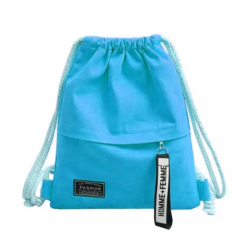 RR GABY - Tas Tote Bag Serut Wanita-GABY BIRU MUDA