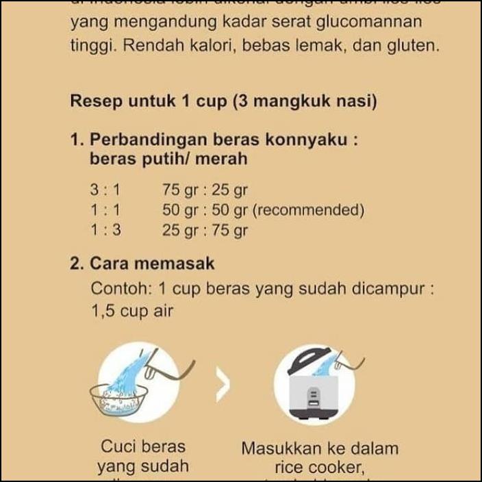 

BERAS SHIRATAKI 1KG 1000GR 1 KG - KONNYAKU RICE SHIRATAKI RICE - 1000GR