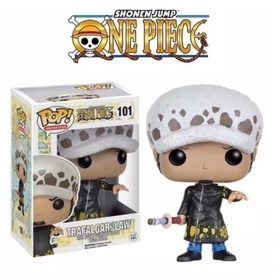 Mainan Anak Action Figure ONE PIECE ANIME FUNKO POP Trafargal Law Tinggi 11,5 cm Recast Shonen Jump