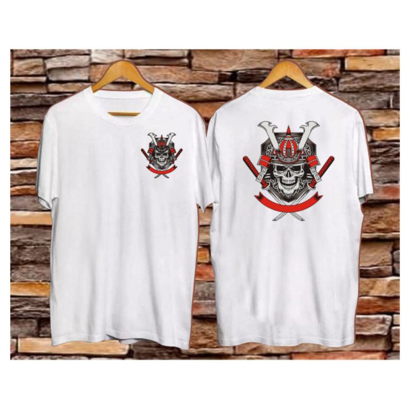 KAOS JEPANG BIG SIZE SAMURAI TENGKORAK RONIN JEPANG ,KAOS  BIG SIZE M L XL XXL XXXL XXXXL XXXXXL