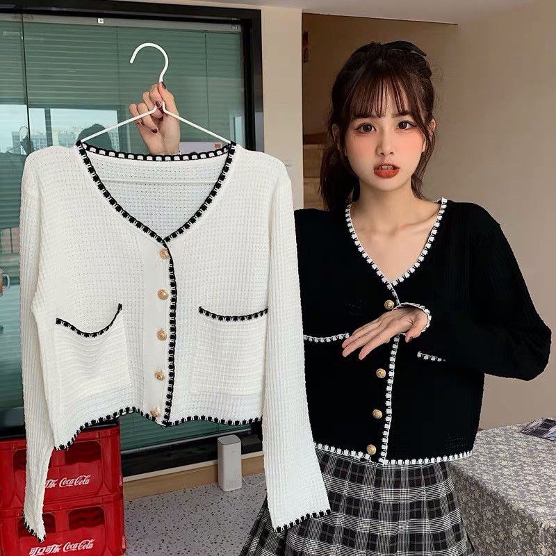 Bluse wanita //Cardigan/Atasan wanita lengan panjang Rajut wanita Cardigan panjang