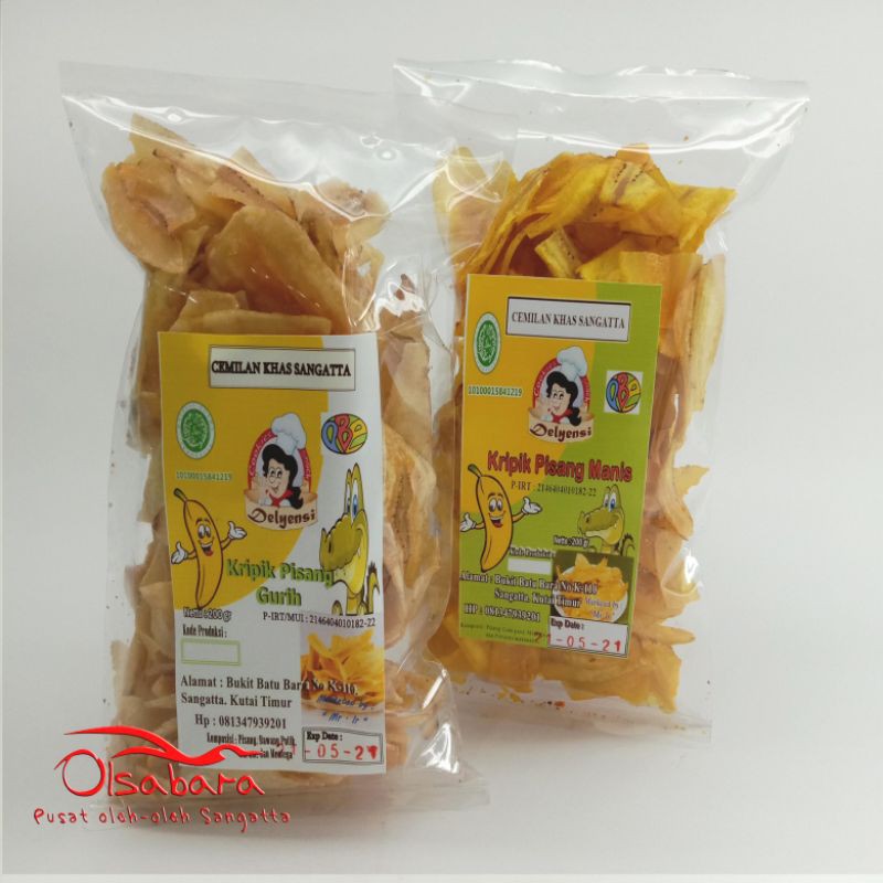 

Keripik pisang Delyensi / keripik pisang manis /keripik pisang gurih